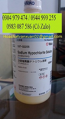 Sodium hypochloride , NaOCl , NaClO , javen , wako